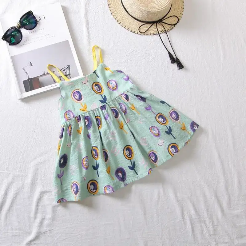Детская одежда платья для девочек летнее платье принцессы корейские вечерние