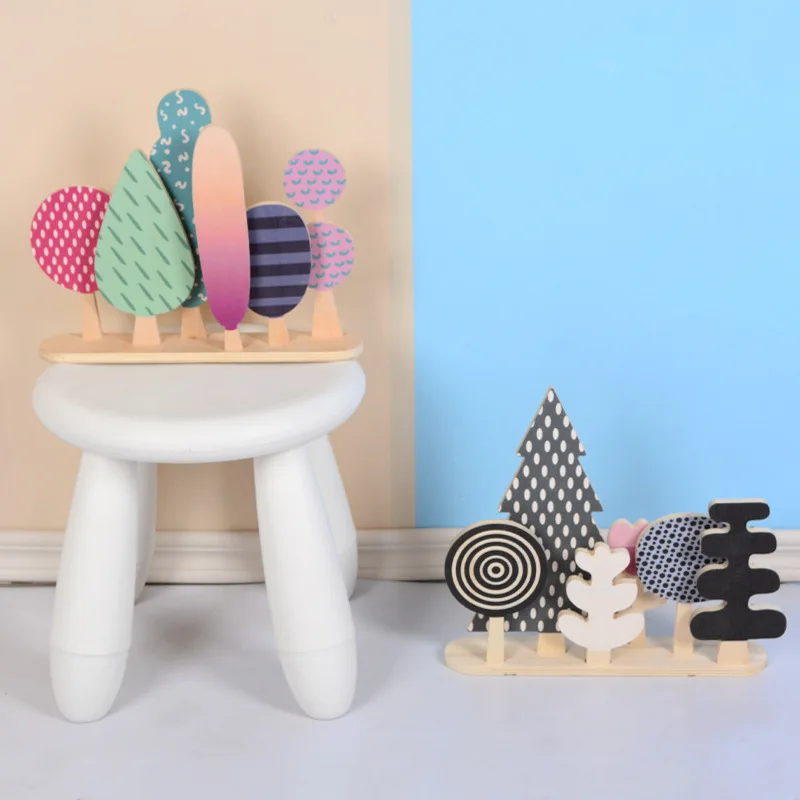 Деревянные фигурки в скандинавском стиле INS сделай сам деревянные украшения виде