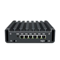 core i5 7200u gigabit soft router mini computer host home office embedded industrial computer fanless mute openwrt