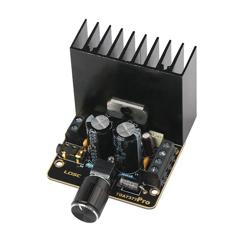 DIY TDA7377 AB Класс 2*35 Вт DC 9 в до 18 двухканальный АУДИО стерео усилитель мощности для