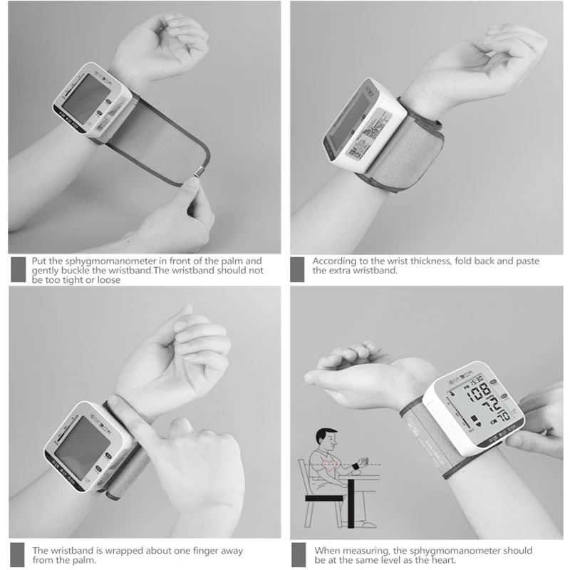 New Medical Equipment Wrist Blood Pressure Monitor Tonometer Family Health Machine Apparatus Electronic | Красота и здоровье
