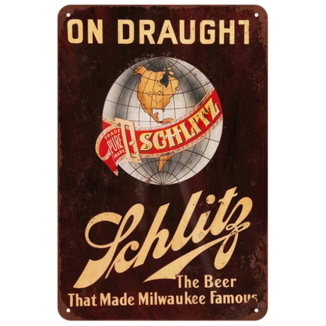 Liquor Beer Plaque/Pin Up Girl Vintage Metal Tin Sign Shabby Chic Wall Art Decor Bar Pub Market Home Iron Poster | Дом и сад