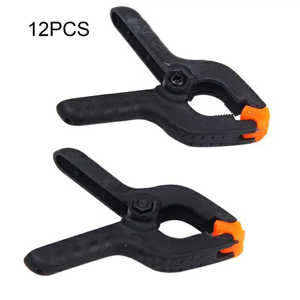 

12Pcs Photography Heavy Duty Muslin Clamps Iron 6CM Photo Booth Background Stand Clip Fixed Backdrop Muslin And Green Screen