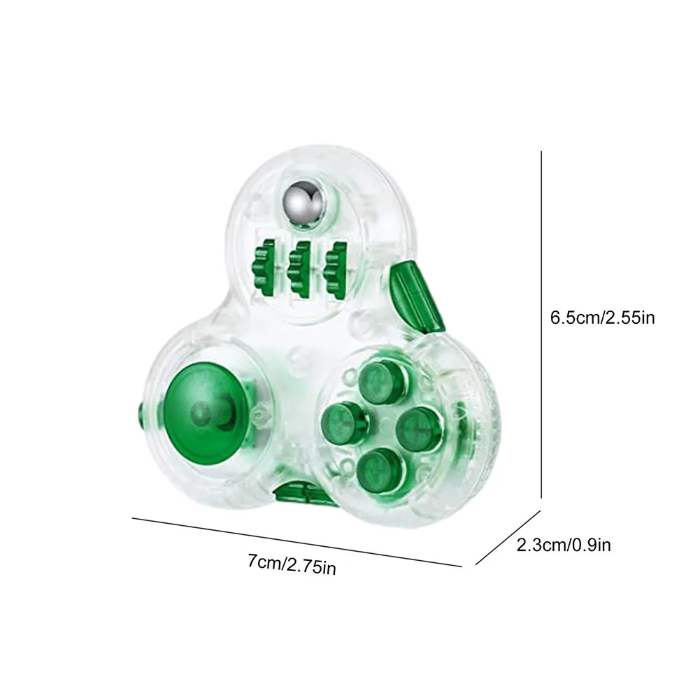 La descompresi&oacute;n juguetes, para la punta del dedo Gyro empujar Fidget Puzzle juego estr&eacute;s port&aacute;til presionando y material de ventilaci&oacute;n descompresi&oacute;n de juguete-5