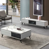 scandinavian furniture sofa side table for living room rectangular floor tv cabinet with doors luxury minimalist coffee table