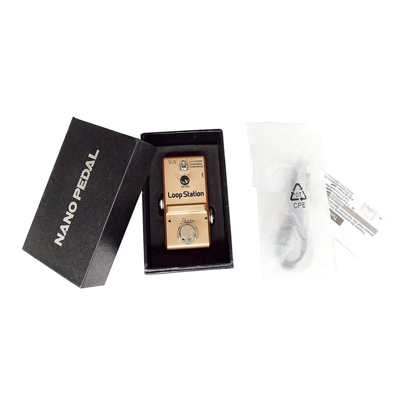 

Ln-332S Loop Station Looper Effects Pedal Unlimited Overdubs 10 Minutes Of Looping, 1/2 Time, And Reverse