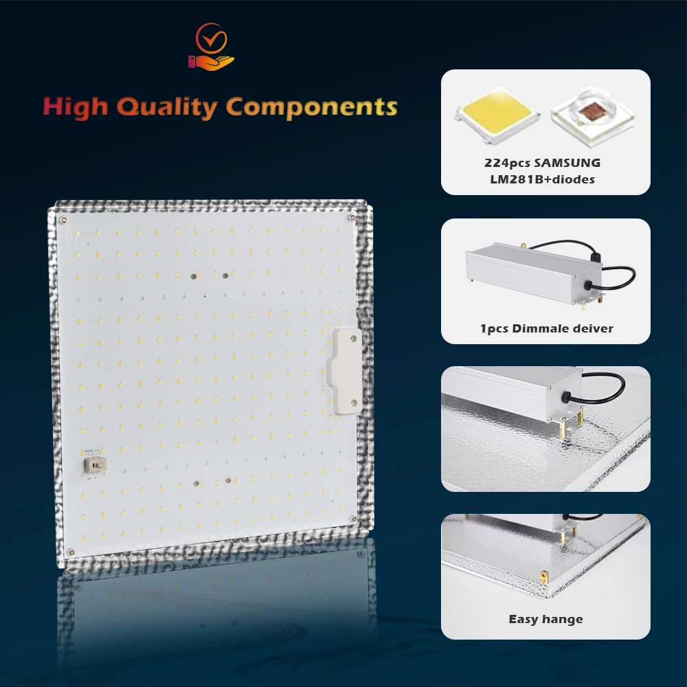 Светодиодный светильник для выращивания растений с регулируемой яркостью 1200 Вт