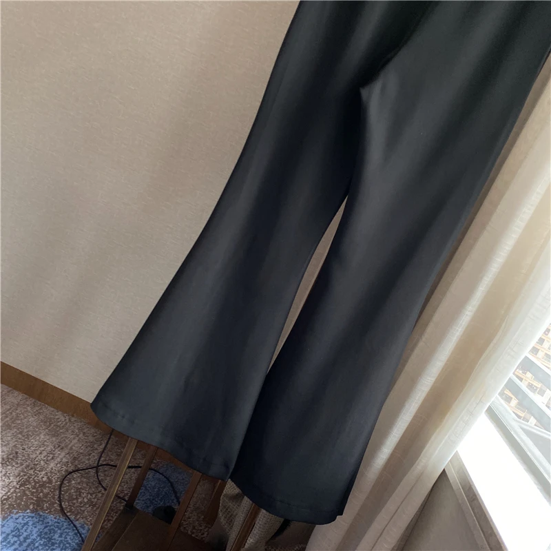 Стильные женские брюки с металлическими пуговицами льва 2020 | Женская одежда