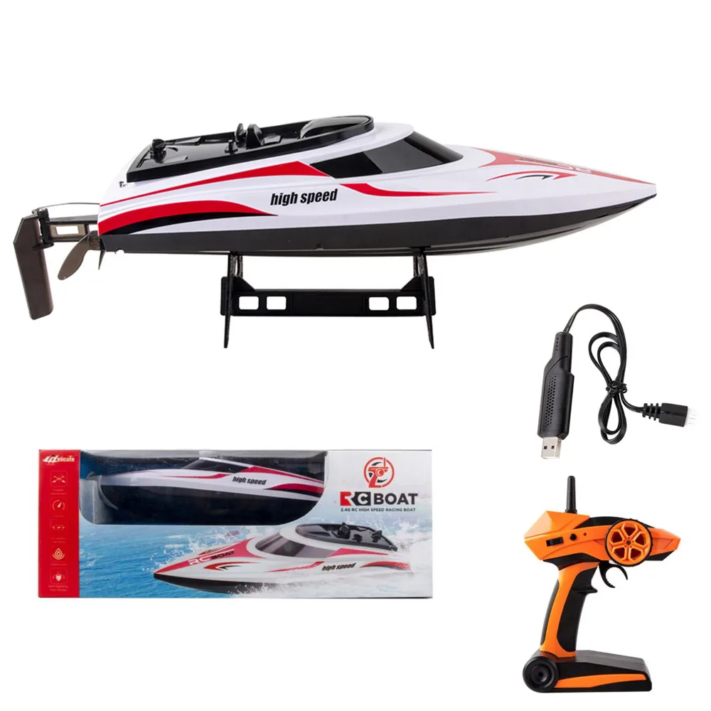 JDRC H830 RC лодки 450 мм 2 4 г 25 км/ч Электрический высокого Скорость водяного охлаждения