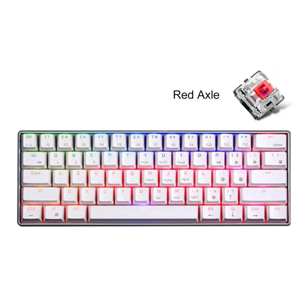 Игровая механическая клавиатура RK61 3 режима RGB 2 4 ГГц 61 клавиша Bluetooth USB проводная