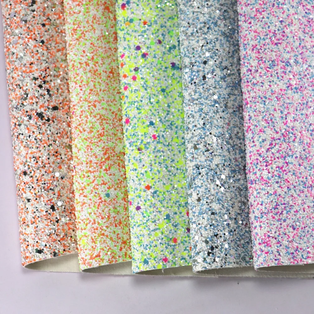 30 см x 134 в рулоне Очаровательная полировка Трехцветная крупная блестящая ткань