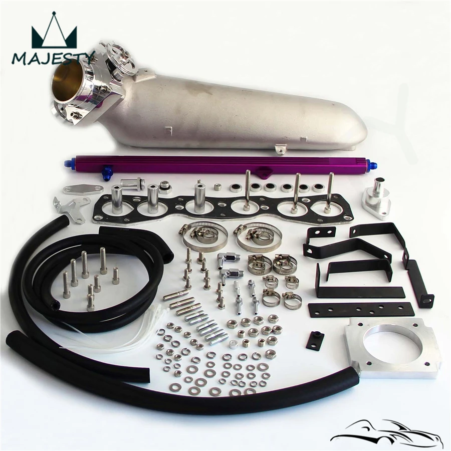 Впускной коллектор + Корпус дроссельной заслонки VQ35 Топливная рейка для T * oyota S upra