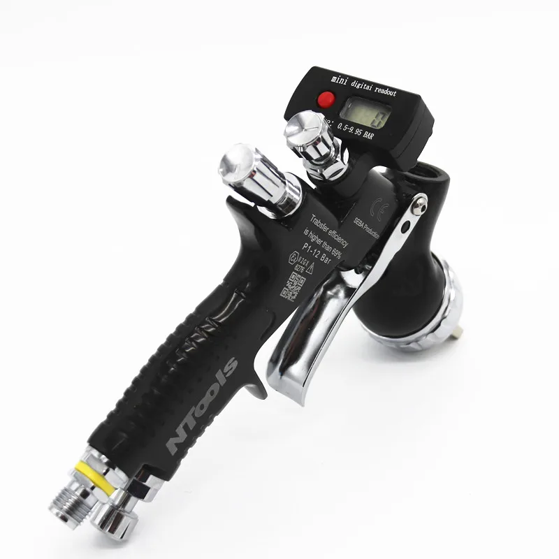 Пистолет-распылитель GTIS с цифровым дисплеем краскопульт для автомобиля |