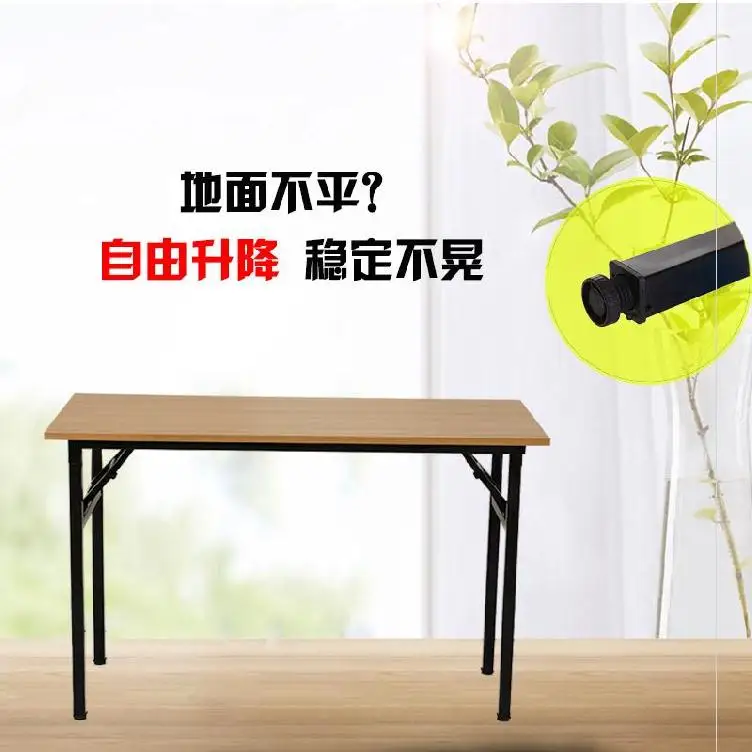 

Folding table simple training table home dining table accessories office meeting more portable tables