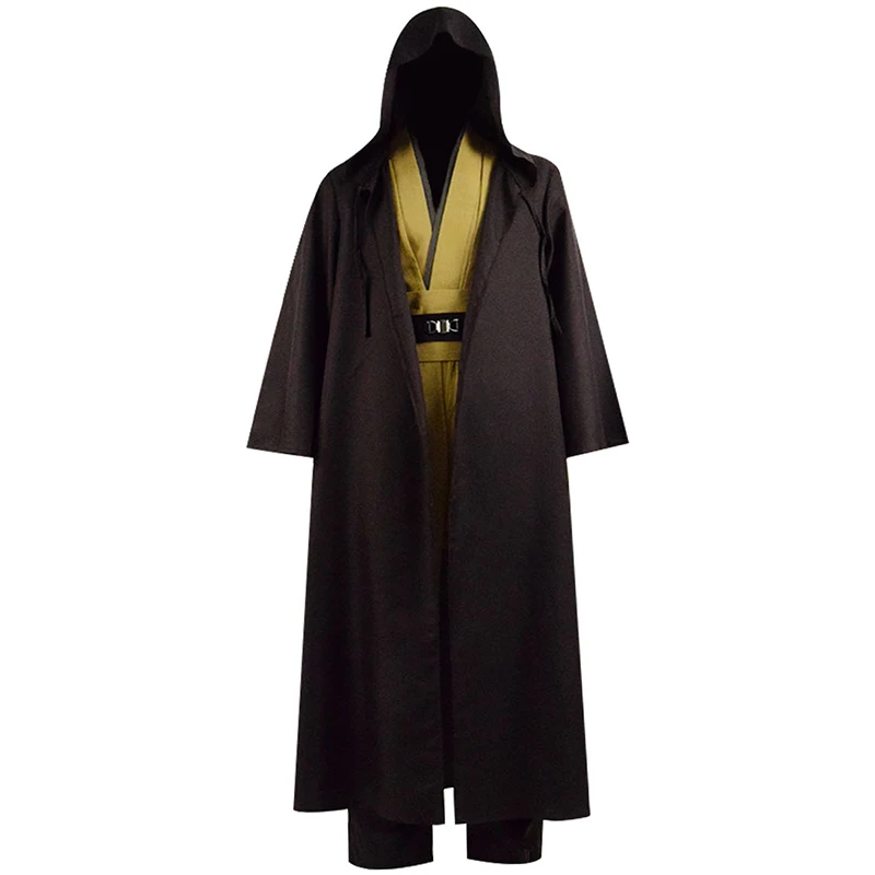 

Cossky Obi Wan Kenobi Косплей Костюм джедай халат Взрослый мужской Хэллоуин костюм