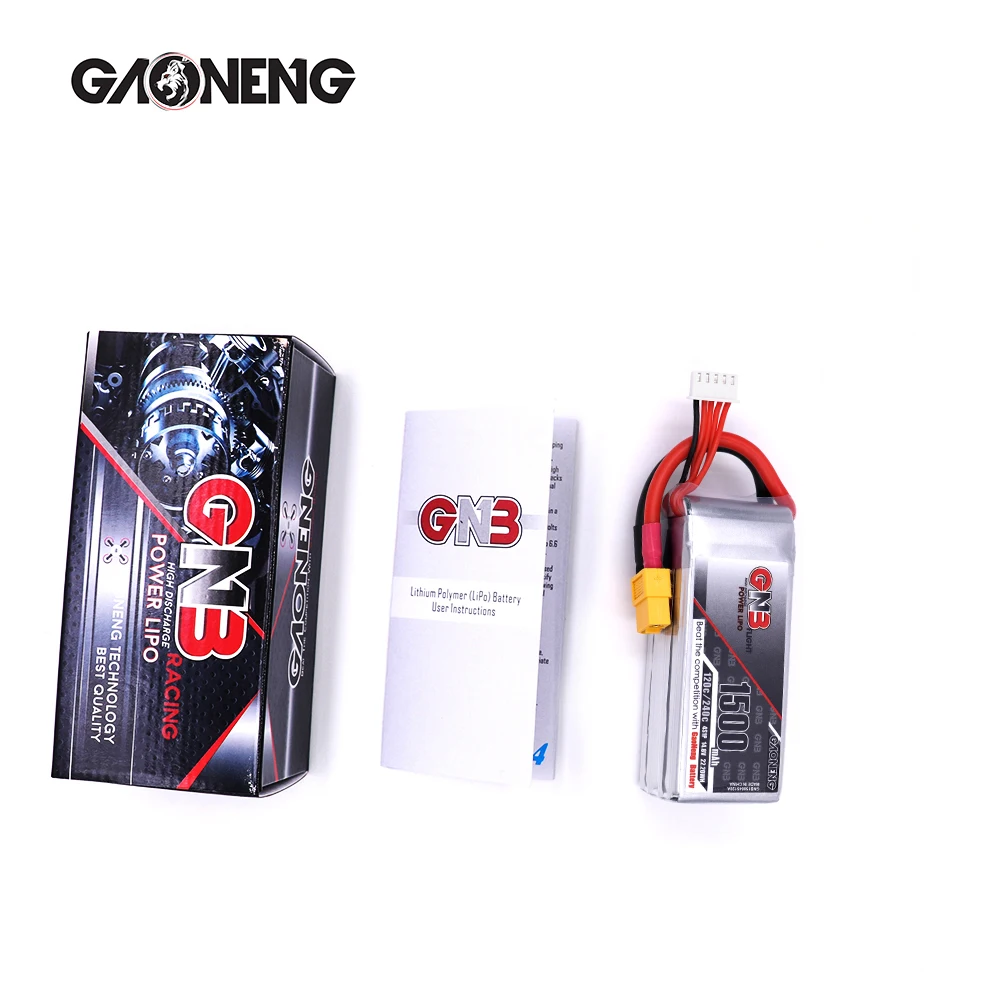 Высокочастотный RC автомобиль 110C 120c 130C Lipo аккумулятор Gaoneng GNB 14 8 в 1500 мАч модели
