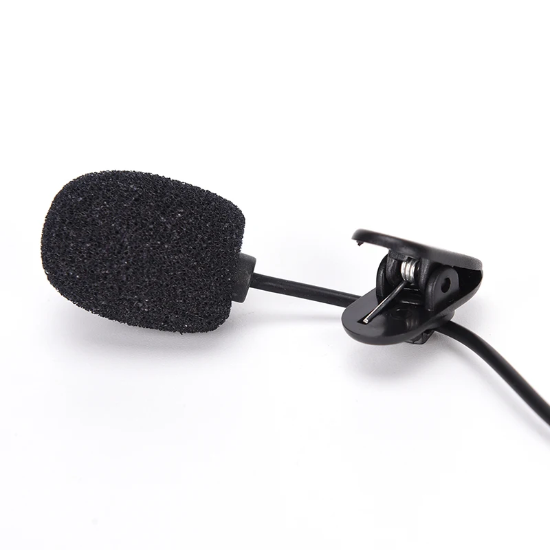 1 шт Превосходный Стиль Мини 3 5 мм hands-free микрофон клип на петличный для