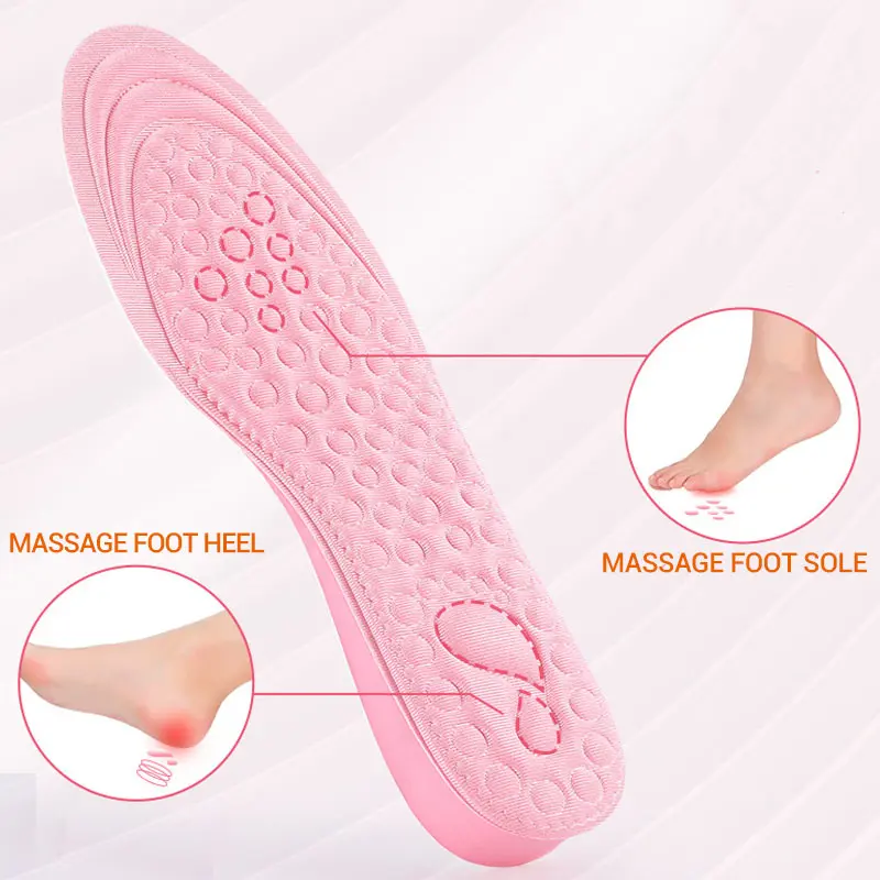 Women Height Increase Insole Templates For Feet Memory Foam Wedge Inner Inserts Shoes Female Heighten Pad Growing Sole Insoles