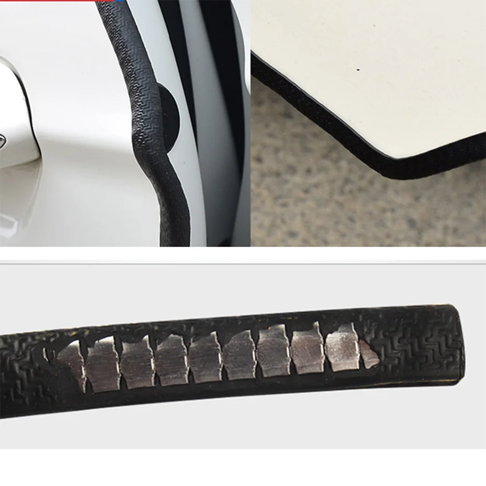 

1PC 5M Universal Car Door Scratch Protector Sealing Guard Strip Automobile Door Stickers Black