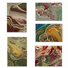 Абстрактная Акварельная текстура узор за картой постер холст печать живопись настенное Искусство гостиная украшение для дома