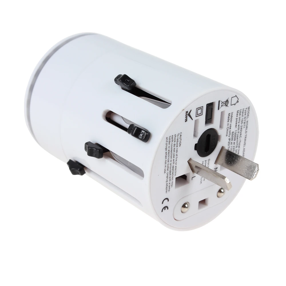 DiGiYes Универсальный адаптер питания для путешествий по всему миру настенный AC
