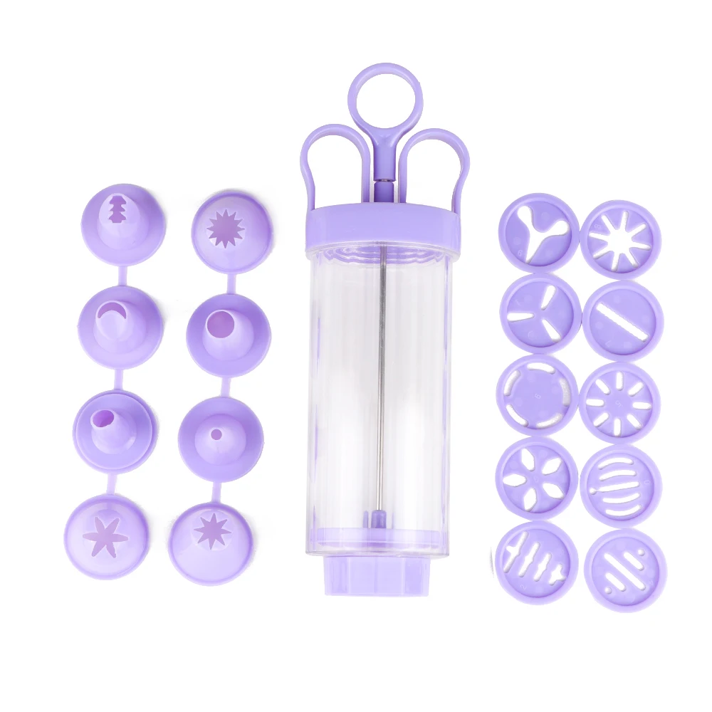 10 Pcs/Set Cake Cream Decorating Syringe Icing Piping Gun Baking Pastry Nozzle Cupcake Tool Cookies Dry Flower Set Bakeware | Дом и сад
