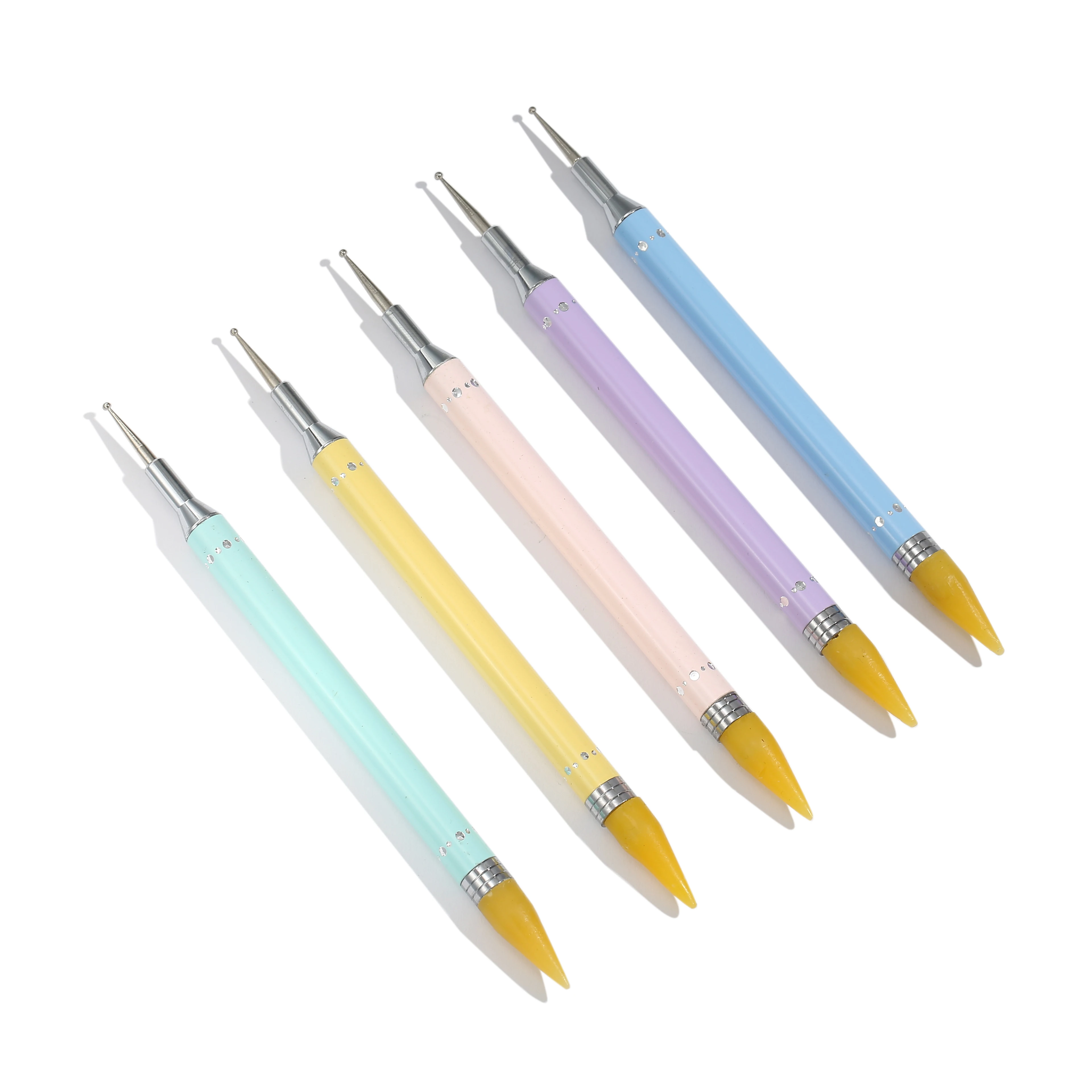 Diamond Embroidery Double Head Point Drill Pen Dot Painting Nail Art Rhinestone Picker Wax Pencil Crystal Handle Tool | Красота и