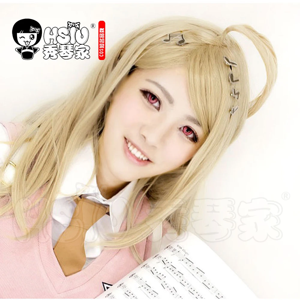 Парик для косплея акамацу HSIU Kaede новый парик костюма данганронпа V3 костюмы на