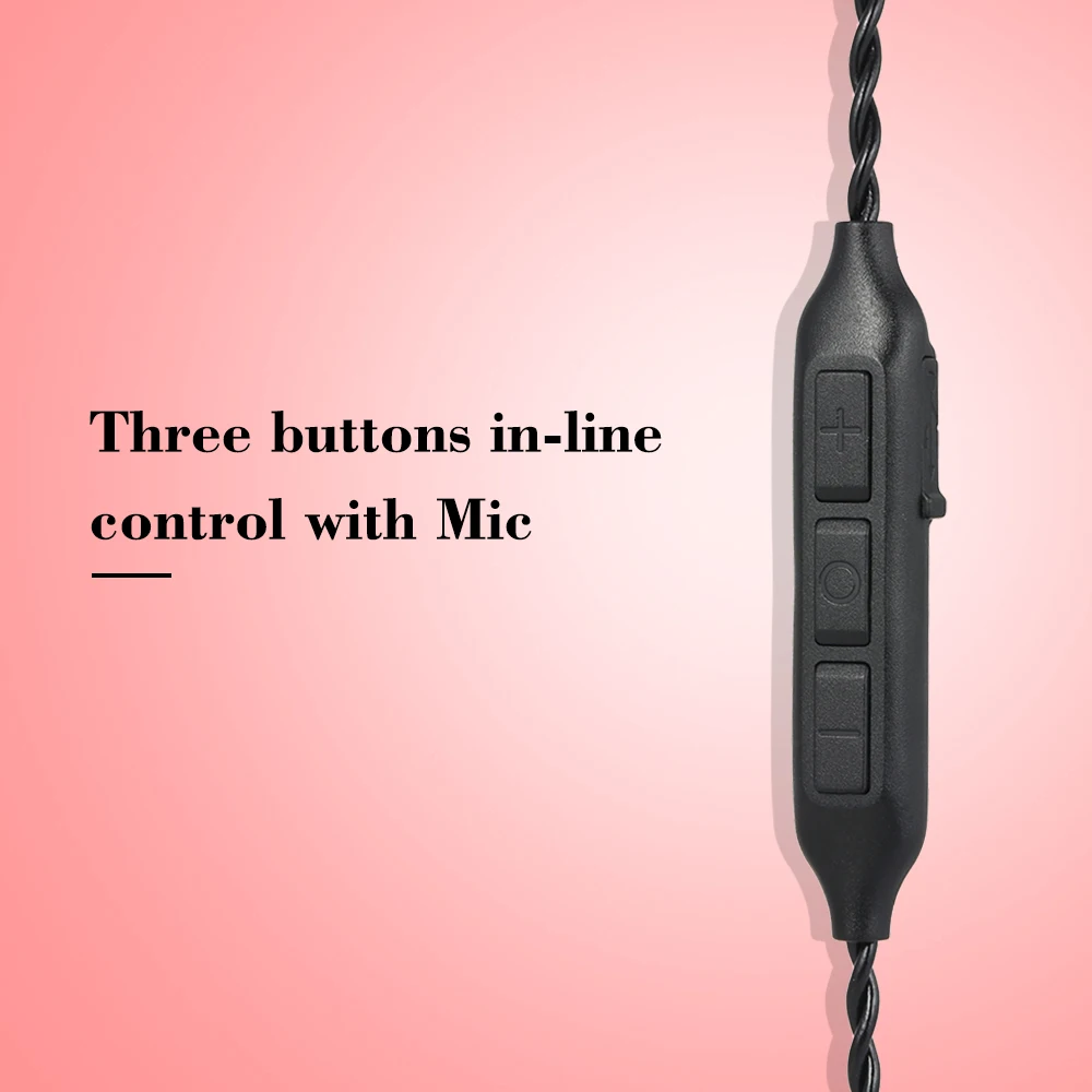 QC3005 сменный кабель Bluetooth 5 0 MMCX Сменный для наушников Встроенный контроль Shure