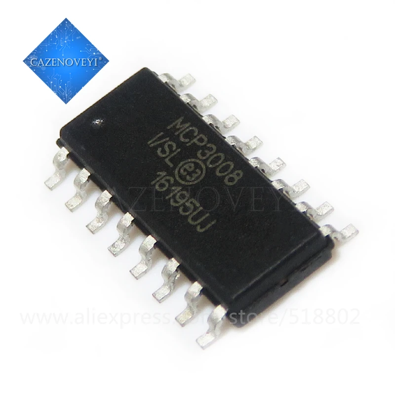 1 шт./лот MCP3008-I/SL MCP3008ISL MCP3008 SOP-16 в наличии | Электронные компоненты и принадлежности