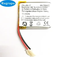 new 730mah replacement battery for jbl synchros e50bt wireless headset full accumulator 2 wire