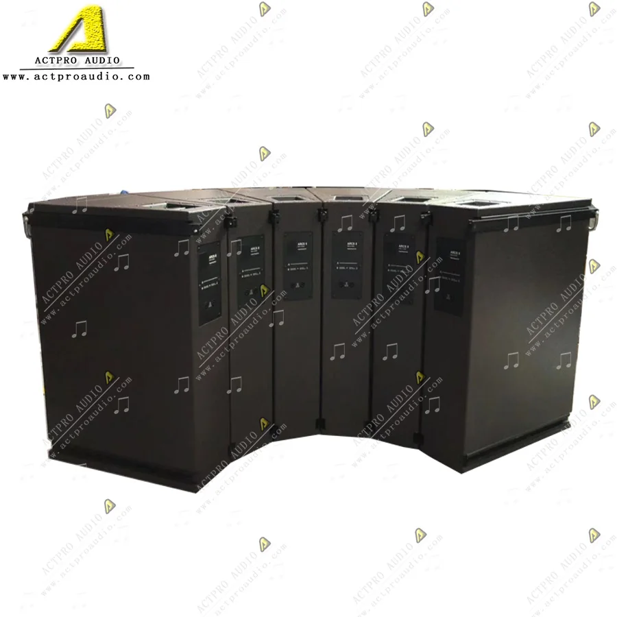 ARCSII single 15 дюймовый двухсторонний 1200 Вт линейный акустический динамик с двойным 18