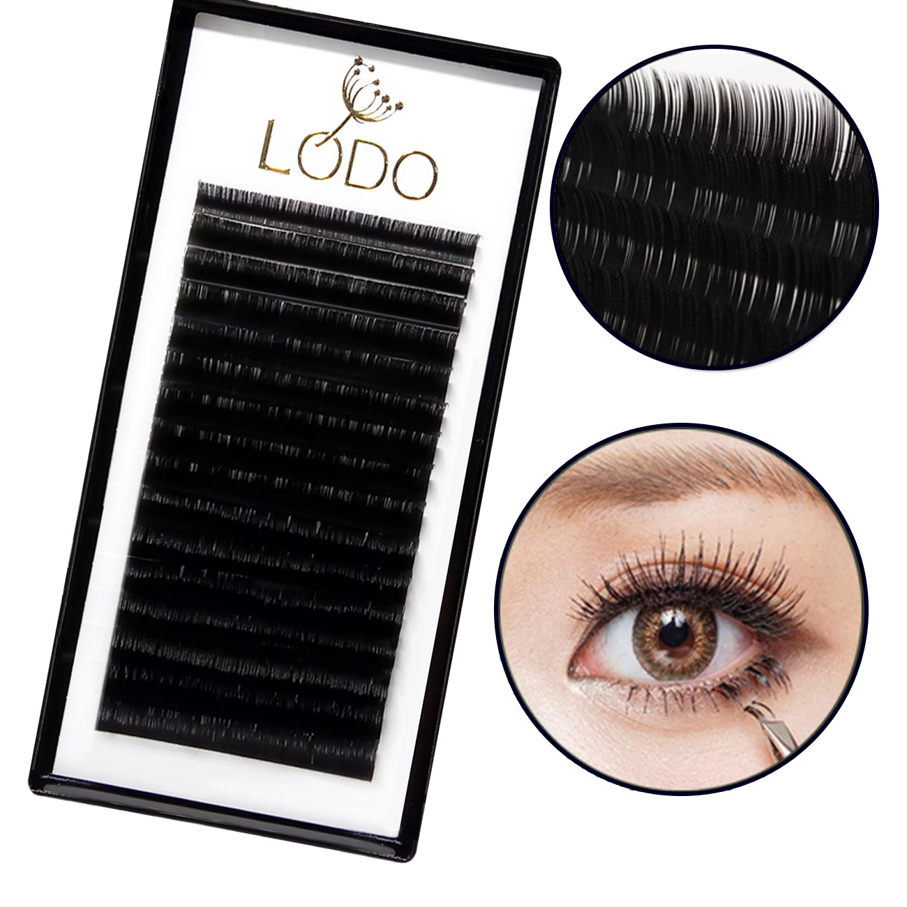 

New 8-15 Mixed 1 Second Easy Fanning Lashes Extension Blooming Volume Eyelashes Extensions for Lash Building
