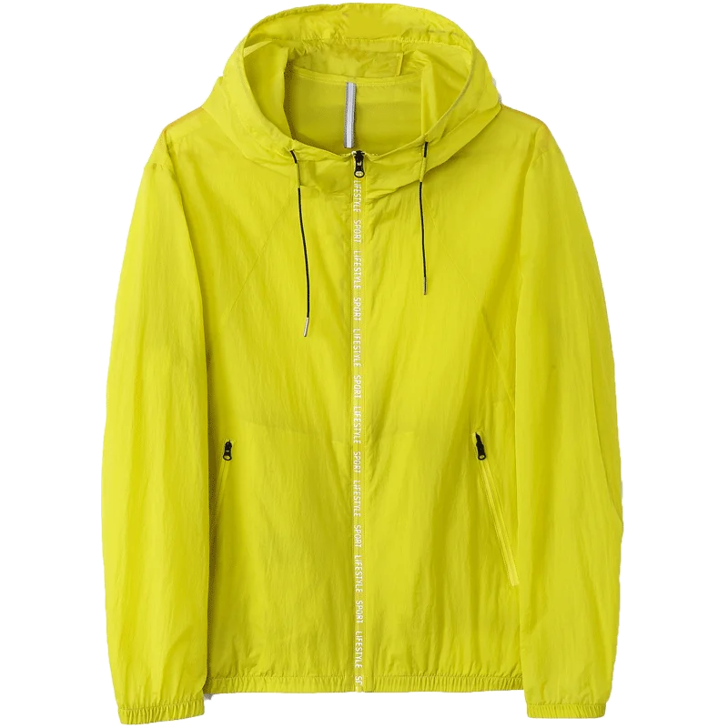 

LKSD 2021 Summer New Men's Jacket Trend Hooded Outdoor Lightweight Jacket Casual Fashion Men's Mountaineering Jacket S05070063