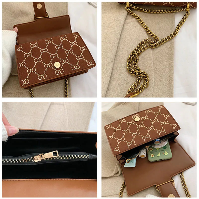 2020 новый дизайн Замшевая сумка с оленем маленькие Лоскутные сумки через плечо