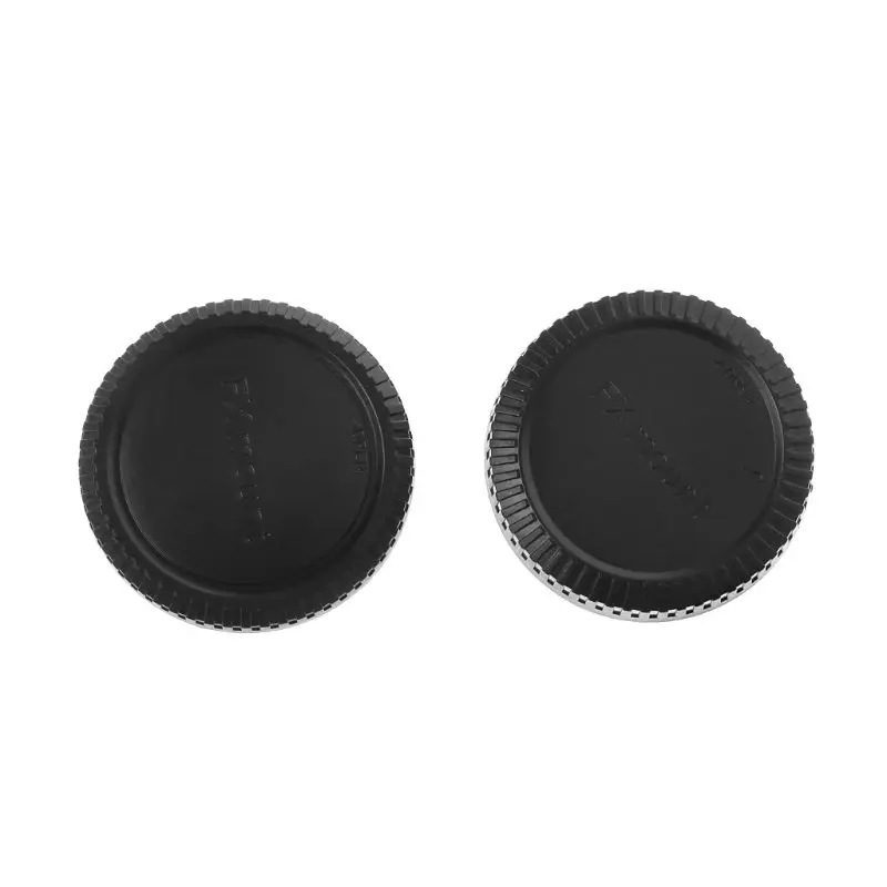 

Rear Lens Body Camera Cover Anti-dust Protection Plastic Black for Fuji FX X Mount