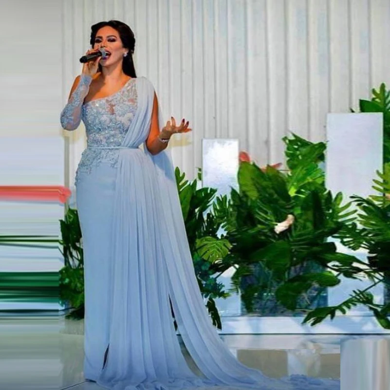 Женское длинное платье вечернее из 2 предметов с аппликацией Длинные вечерние