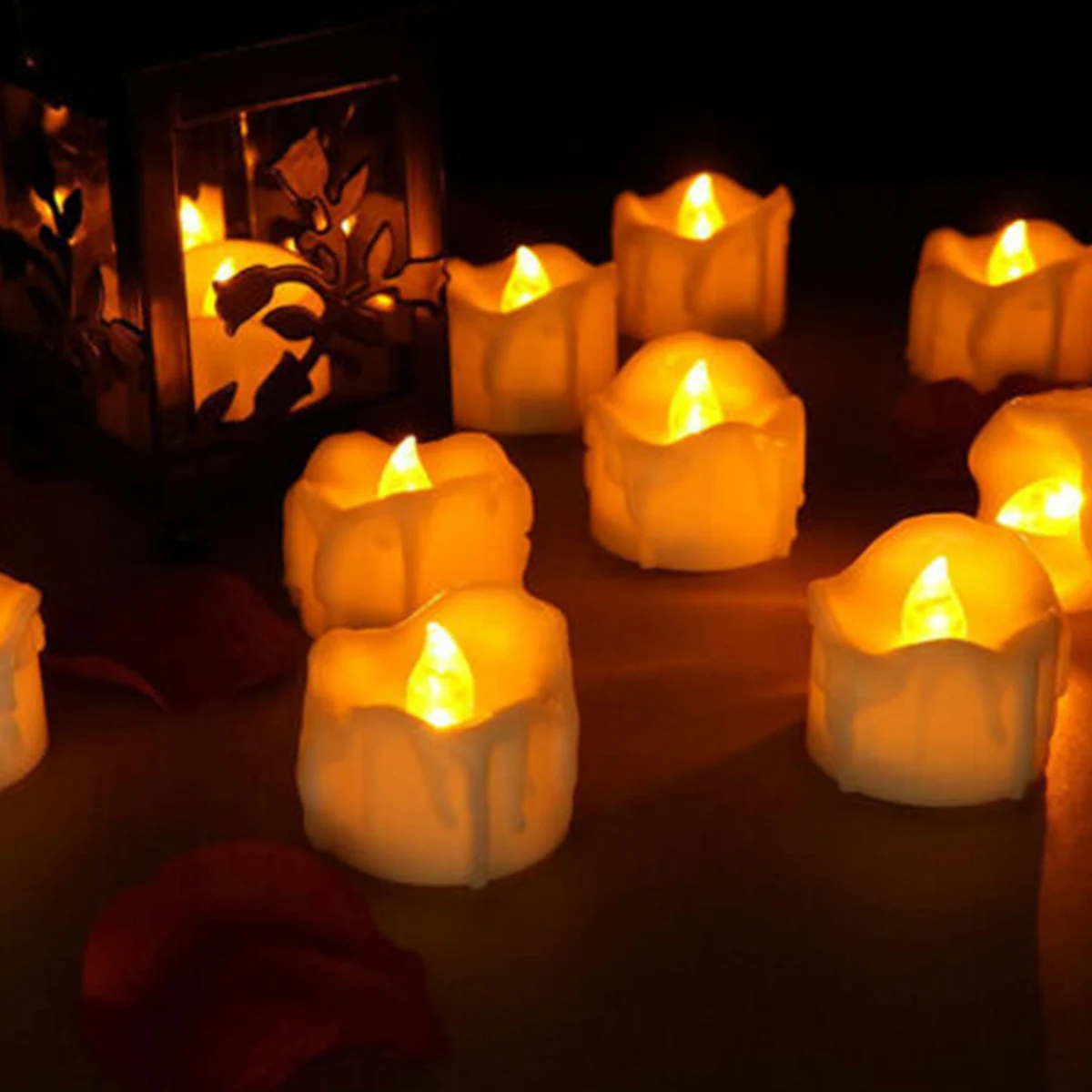 12 шт. в упаковке светодиодный беспламенный автоматический точечный светильник