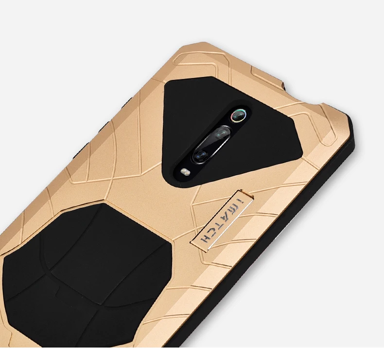 IMATCH Повседневный водонепроницаемый чехол для Xiao mi Red mi K20 Pro mi 9T Pro Роскошный Металлический силиконовый чехол Coque Полные Защитные чехлы для телефонов