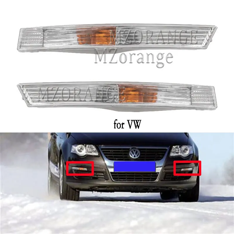 Лампа указателя поворота на передний бампер автомобиля для VW Passat B6 3C 2005 2010