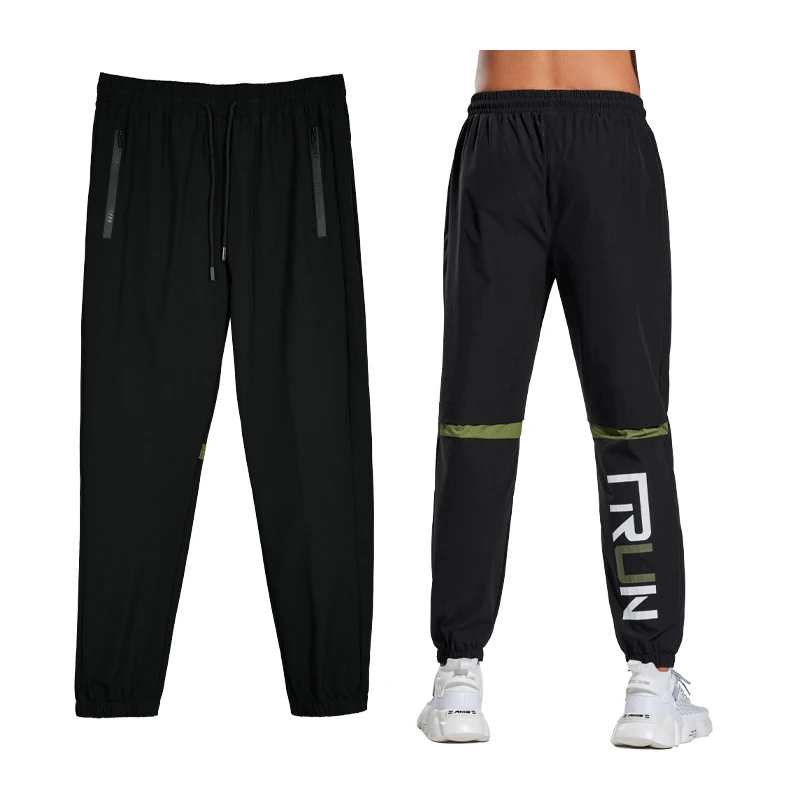 Jogger Bodybuilding впитывает пот и Штаны Для мужчин кроссовки светоотражающий