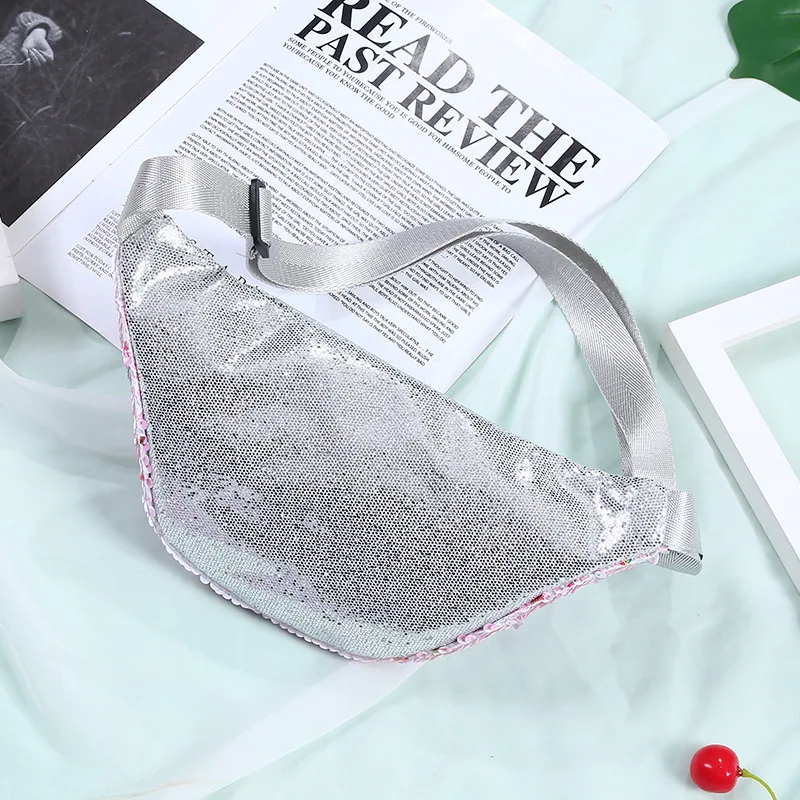 Поясная сумка с блестками в виде единорога для девочек Забавная детская