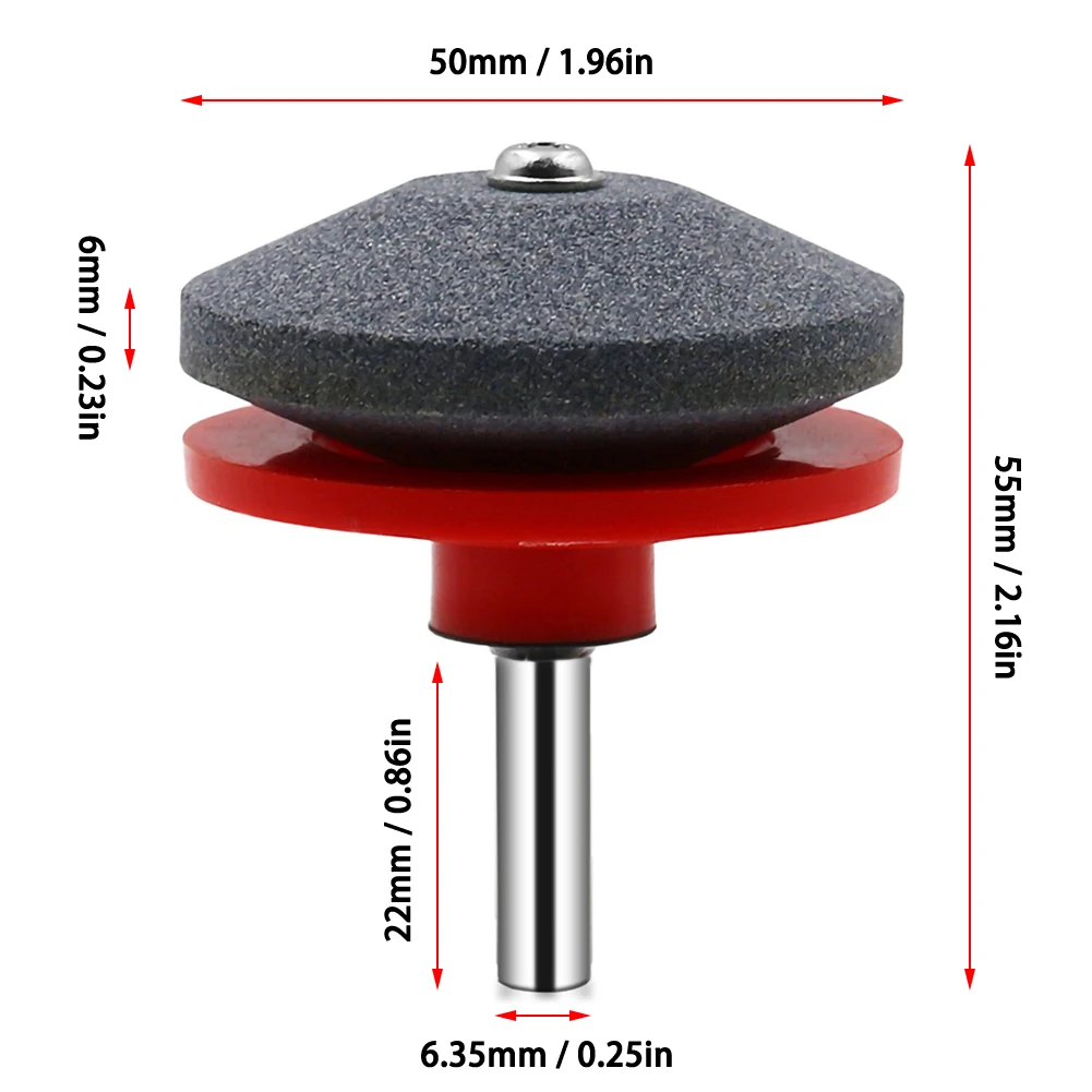 

1 Pieces Faster Lawn Mower Sharpener Lawnmower Blade Sharpener Universal Grinding Rotary Drill Cut Knife Sharpener Drop Shipping