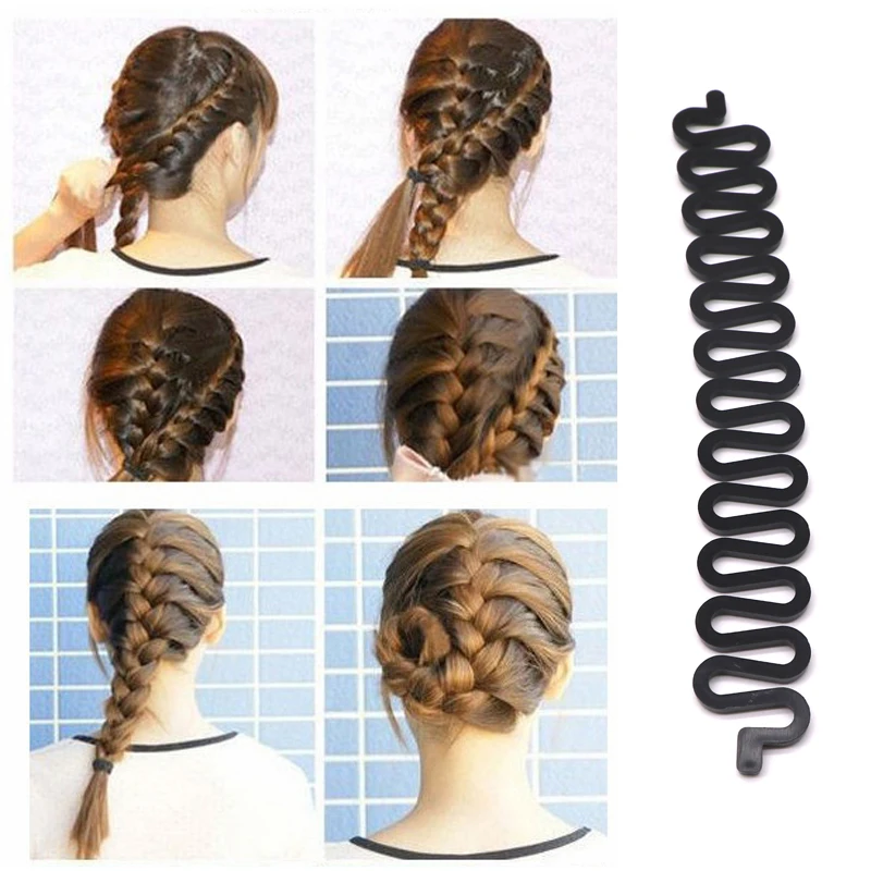 

Hair Braider Twist Styling Tools Magic Donut Bun Maker DIY Women Hairpins Hairdisk Hair Accessories for Girls Hair Braiding Tool