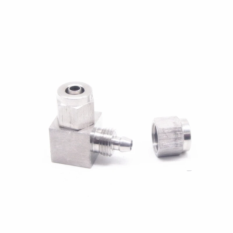 

304 Stainless Steel 6mm 8mm 10mm 12mm Equal Quick Pipe Fitting Elbow Union Connector Fit PU PTFE Tube