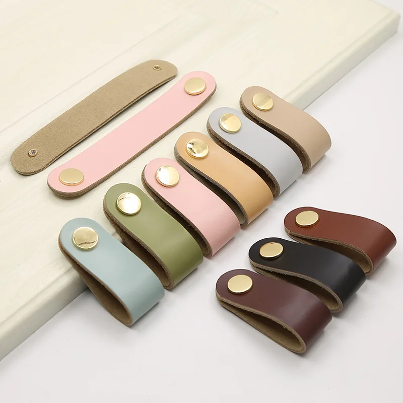 1 шт. кожаные ручки для шкафа в скандинавском стиле | Обустройство дома