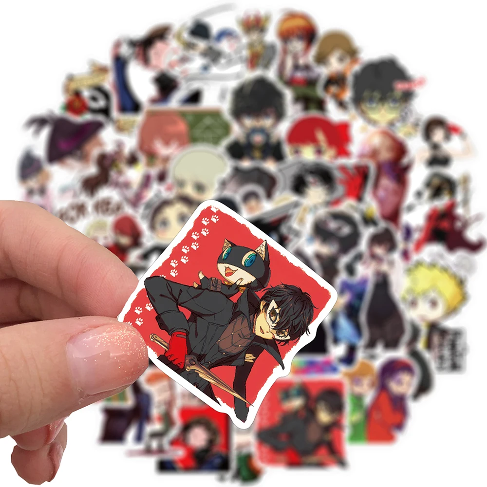 50 шт. Набор наклеек для детских ролевых игр Persona 5 Мультяшные аниме Стикеры
