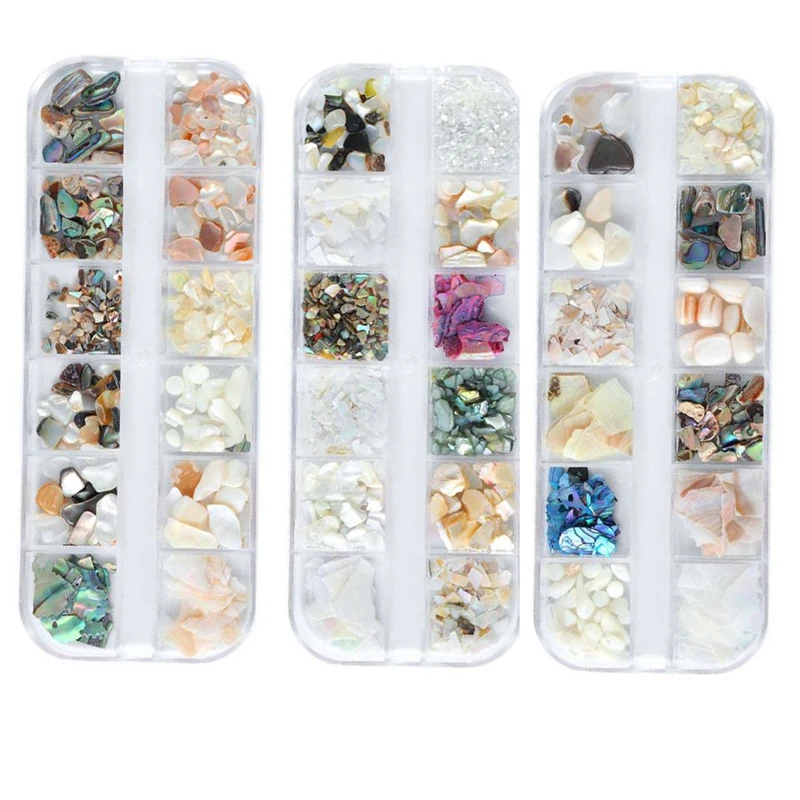 Несимметричная Русалка сломанная оболочка блестки родное украшение натуральный