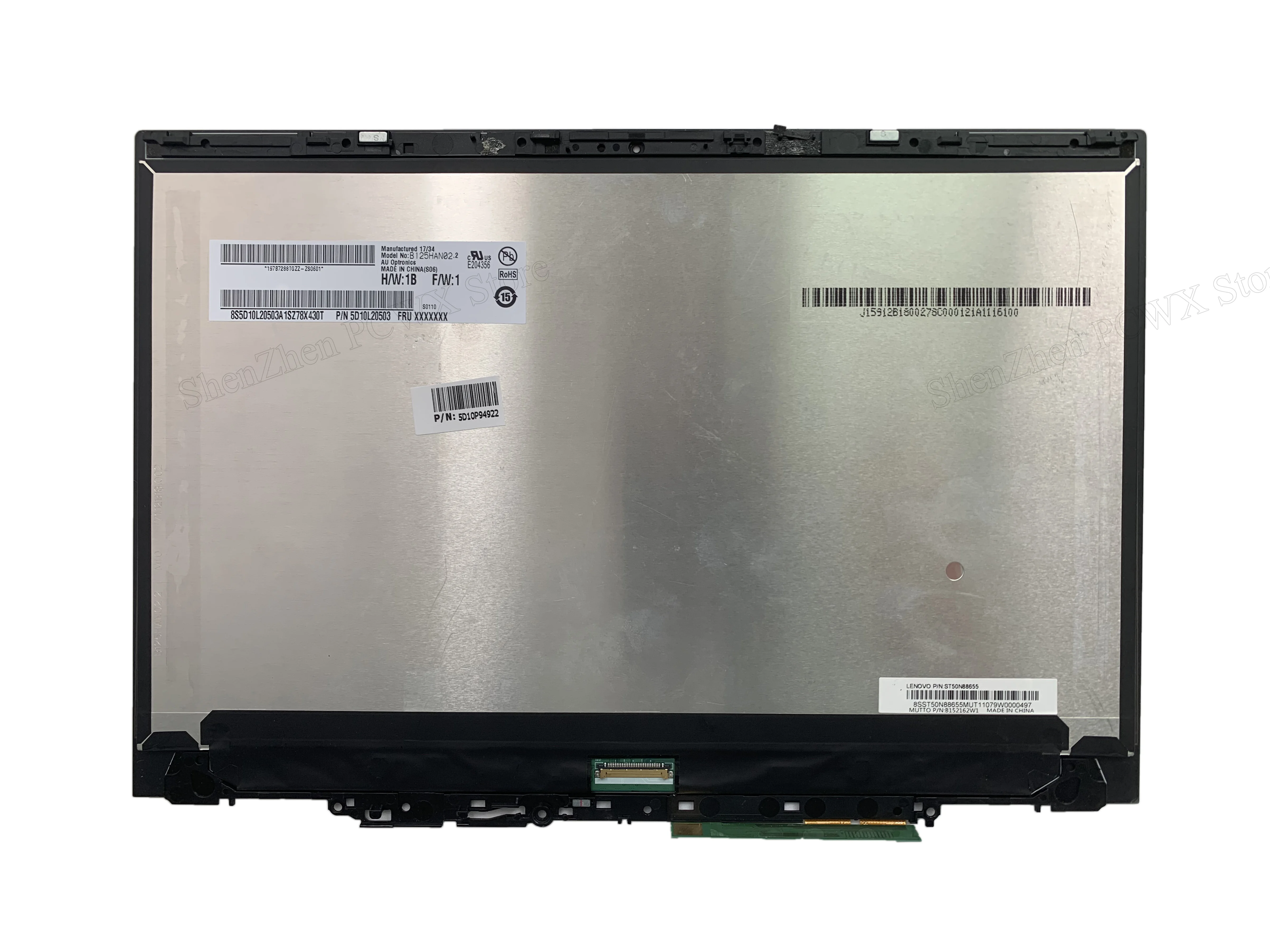 125 для ноутбука Yoga 720-12IKB ideapad 81B5 сенсорный ЖК-дисплей в сборе рамка панель