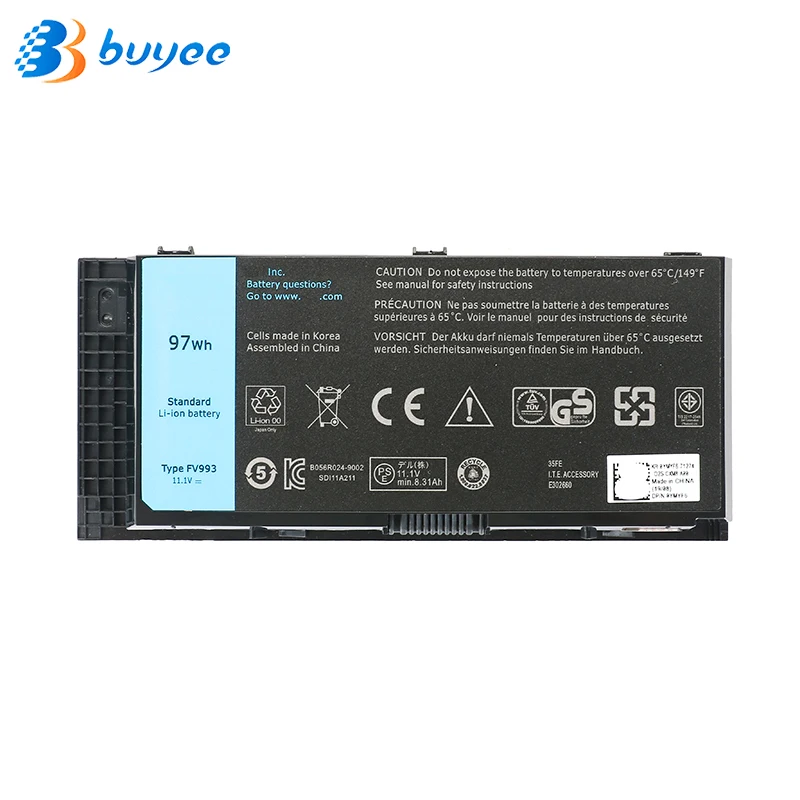Оригинальный аккумулятор FV993 OTN1K5 для DELL M6600 M6700 M6800 M4800 M4600 M4700 11 1 В 97 Вт/ч R7PND FJJ4W